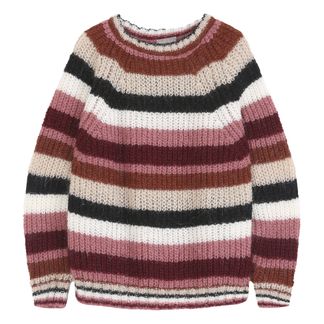 Emile et Ida Gestreifter Mohair-Pullover-listing