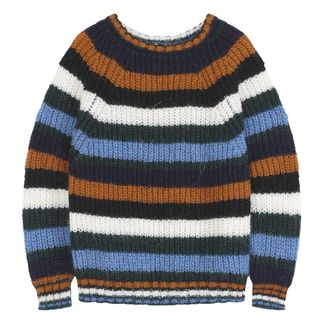 Emile et Ida Gestreifter Mohair-Pullover-listing