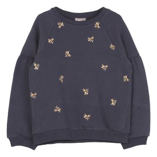 Emile et Ida Sweatshirt bestickt Blumen-listing