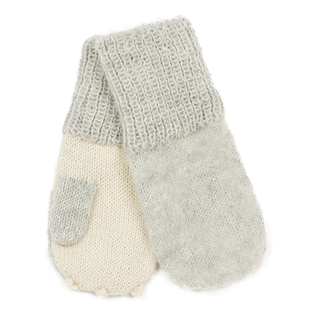 Rabbit Alpaca Wool Baby Mittens-product