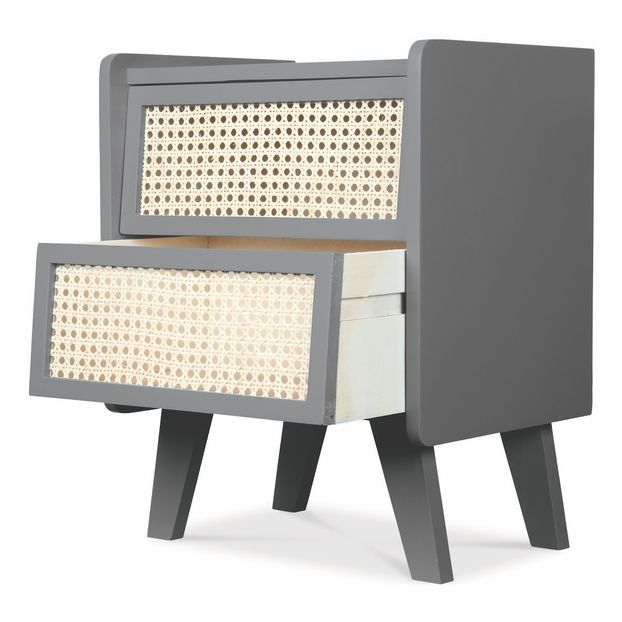 Cane webbing side table-product