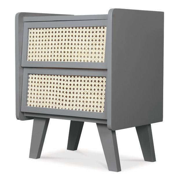 Cane webbing side table-product