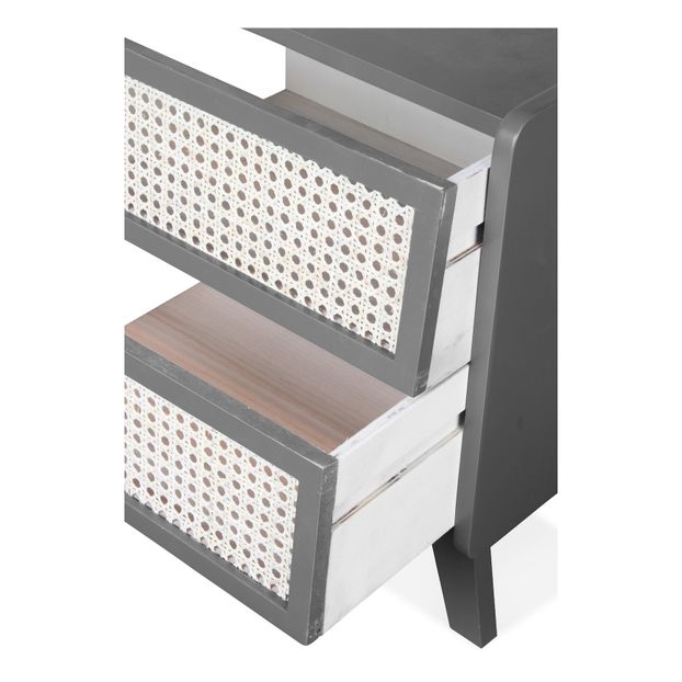 Cane webbing side table-product