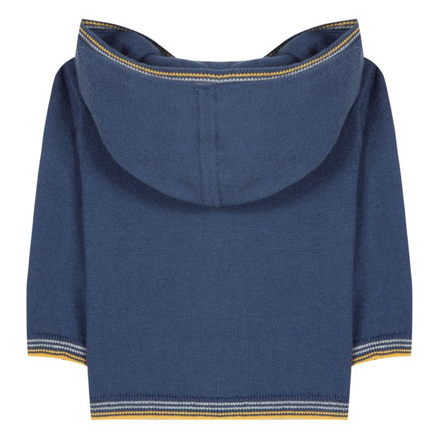 Cardigan con cappuccio cotone et cachemire-product