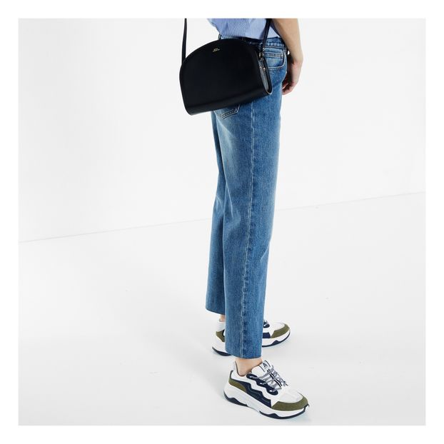 Bolso Media Luna Cuero -product