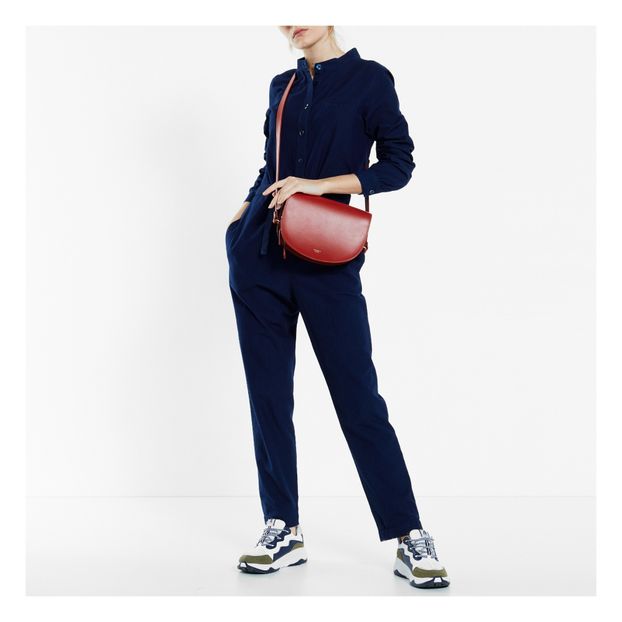 Half Moon Bag in Smooth Leather-product