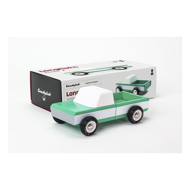 Coche Longhorn green de madera-product