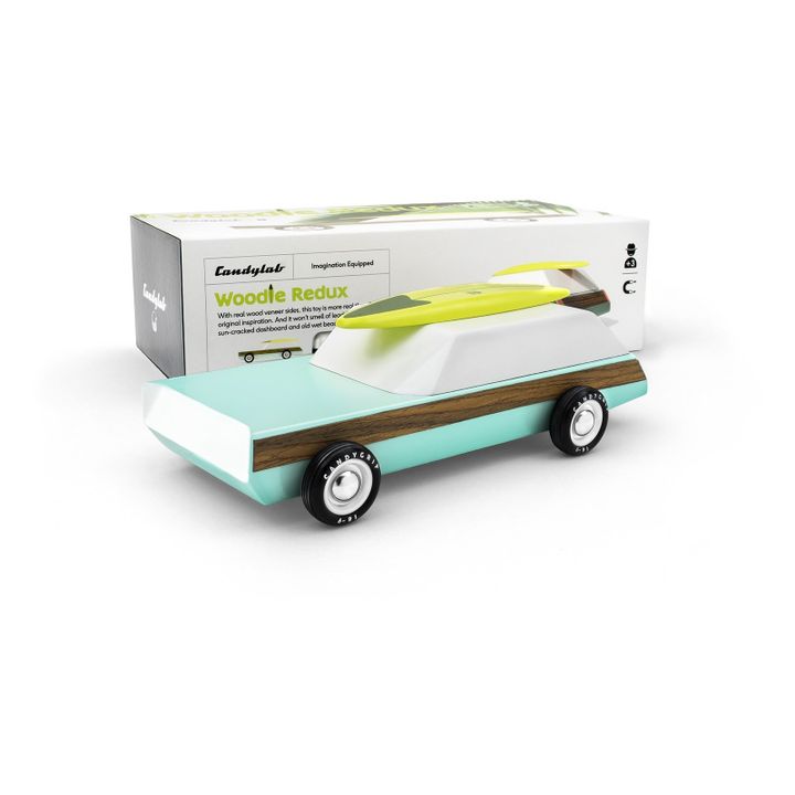 Auto Woodie Redux in legno | Blu- Immagine del prodotto n°2
