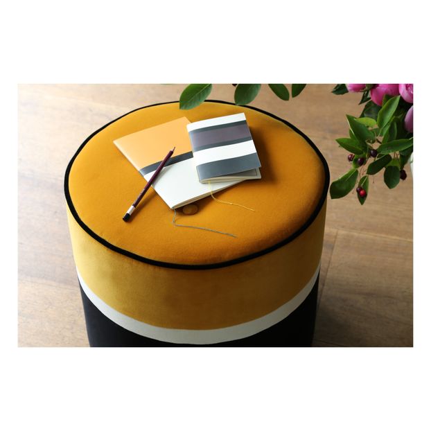 Pouf Léo en velours-product
