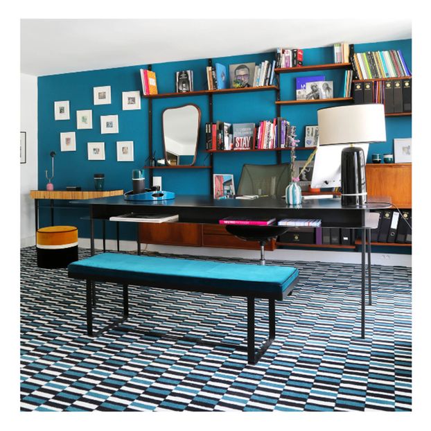 Pouf Léo en velours-product