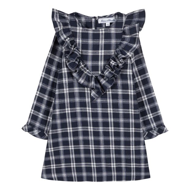 Abito volants a quadri-product