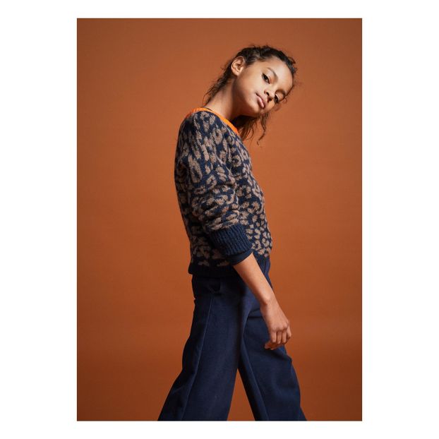 Suéter de Lana Suave Leopardo Dasga-product