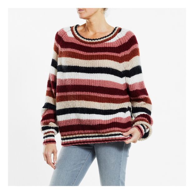 Pull Rayé Mohair - Collection Femme --product