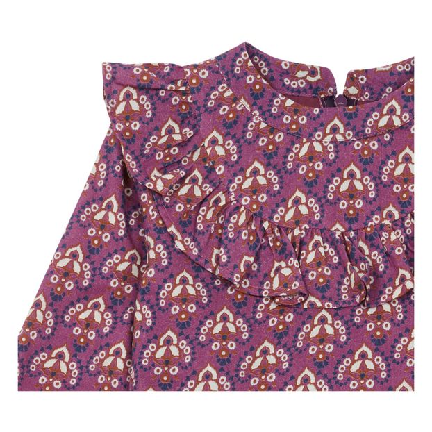 Vestido Volantes Estampado Leo-product