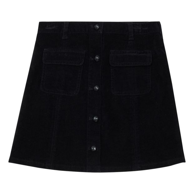 Falda Abotonada Terciopelo Molly-product