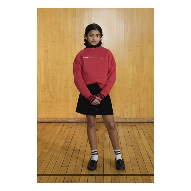 Molly Velvet Button Skirt-product