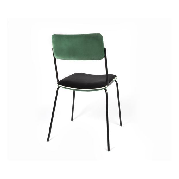 Stuhl aus Samt Double-Jeu-product