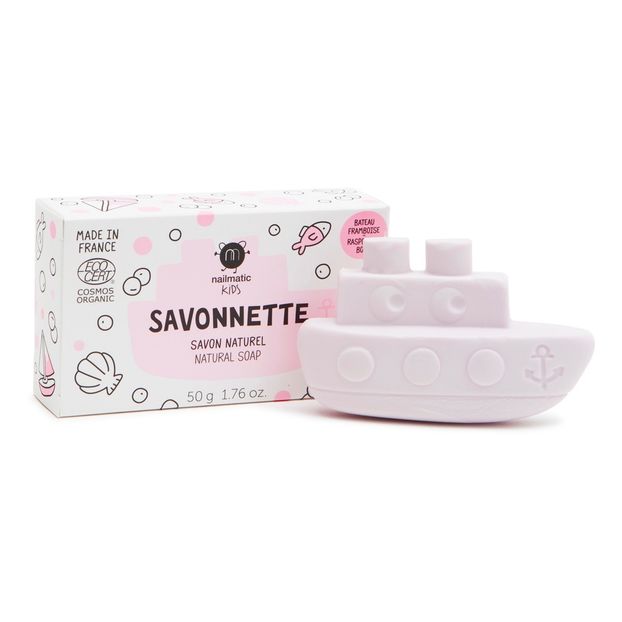 Savon naturel Bateau framboise-product