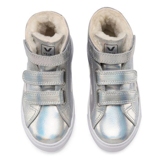 Esplar Hi-Top Fur Lined Leather Trainers-product