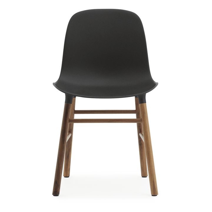 Chaise Form en noyer | Noir- Image produit n°4