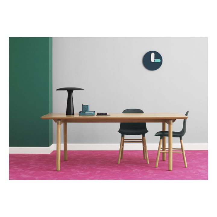 Chaise Form en noyer | Bleu- Image produit n°5