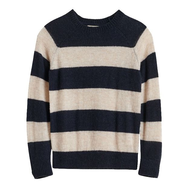 Maglione lana morbida a righe dol-product