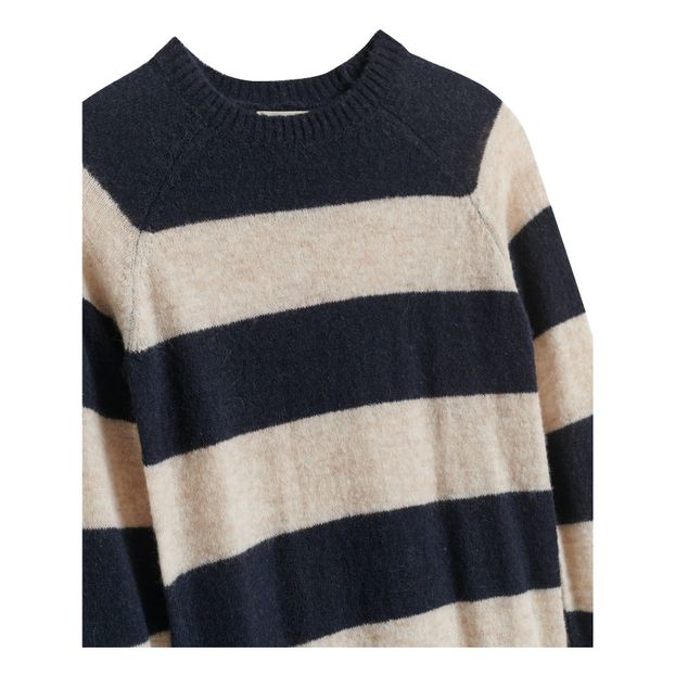 Maglione lana morbida a righe dol-product