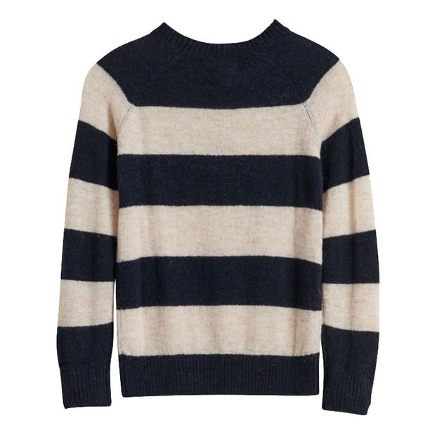 Maglione lana morbida a righe dol-product