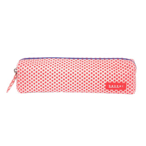 Polka Dot Canvas Pencil Case-product