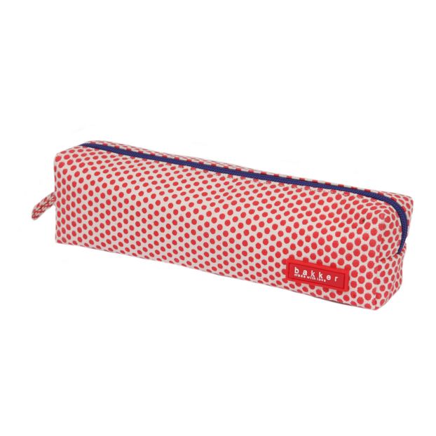 Polka Dot Canvas Pencil Case-product