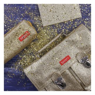 Bakker made with love Schultasche Big mit Trageriemen Glitter-listing