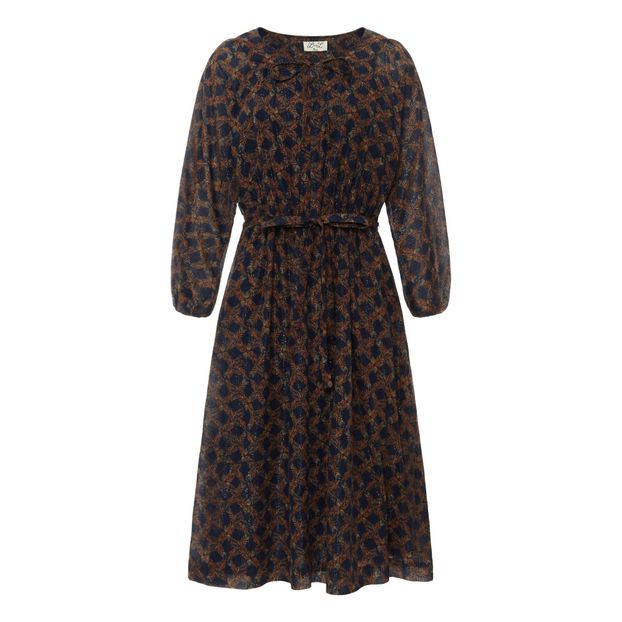 Robe Fleurs Lurex Prunette - Collection Femme --product