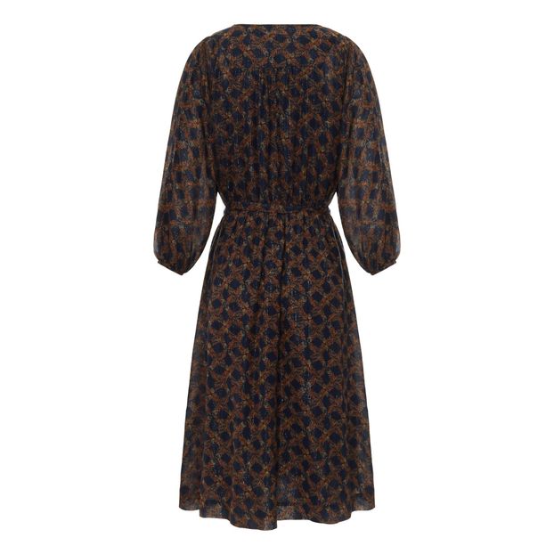 Robe Fleurs Lurex Prunette - Collection Femme --product