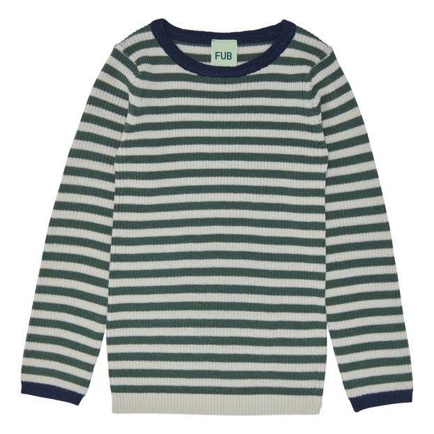 Rippstrick-Pullover aus extra feiner Wolle-product