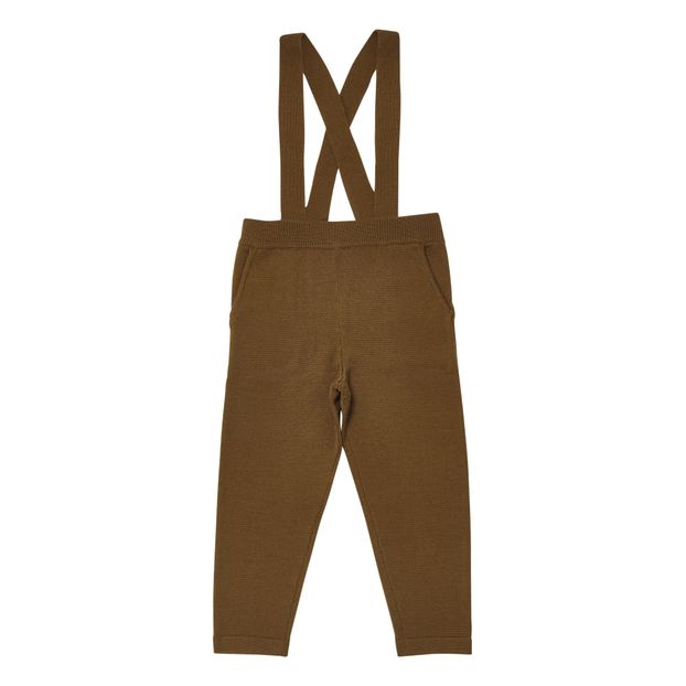 Fine Wool Trousers with Removable Suspenders-product
