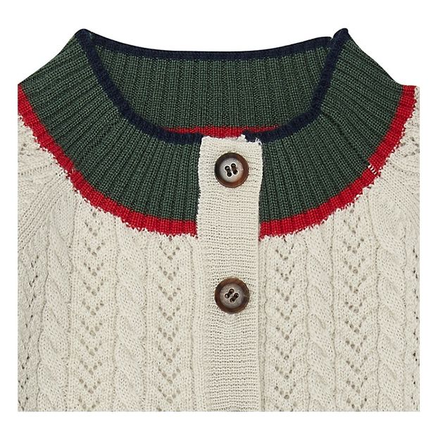 Cardigan Ajouré Laine Fine-product