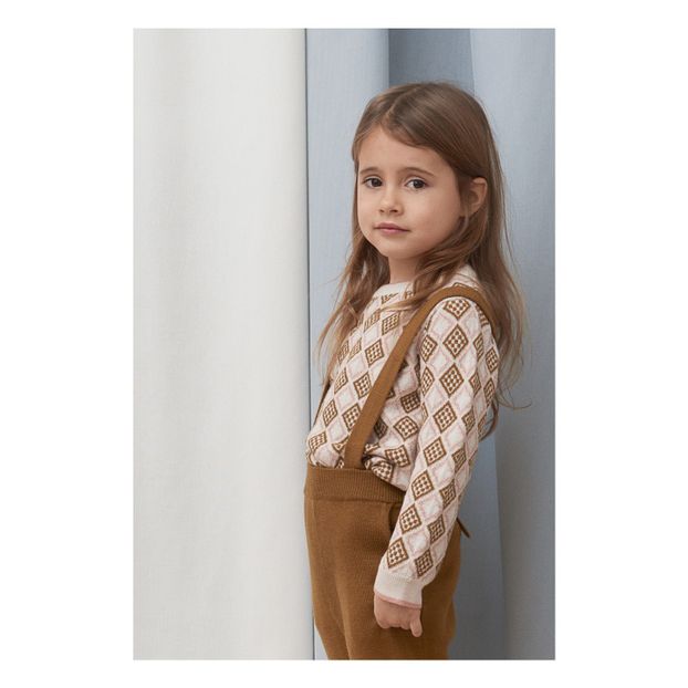 Fine Wool Trousers with Removable Suspenders-product
