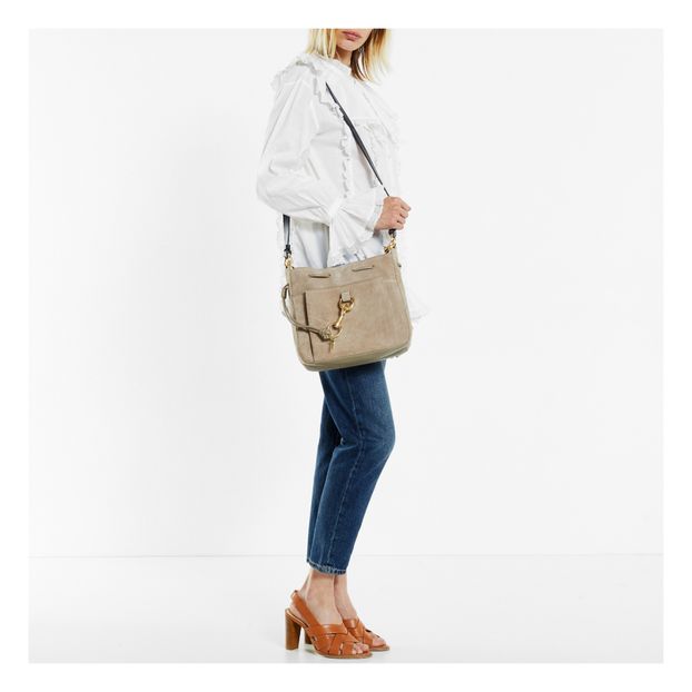 Suede bucket bag-product
