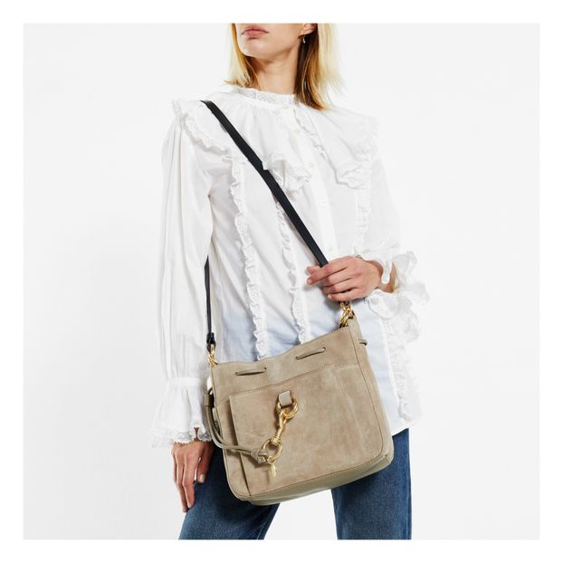 Suede bucket bag-product