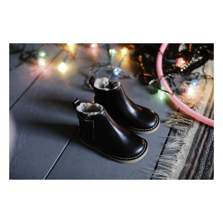 Gefütterte Boots Winston | Schwarz- Produktbild Nr. 1