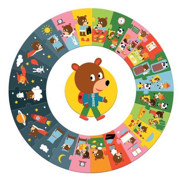 Puzzle géant La Journée - 24 pcs-product