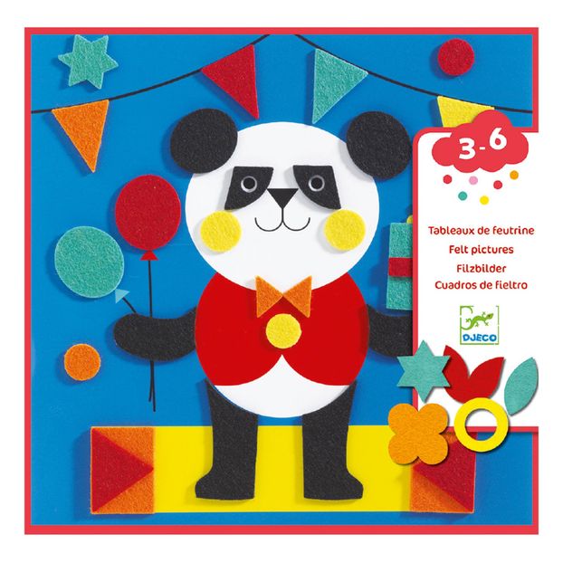 Collages de fieltro de animalitos-product