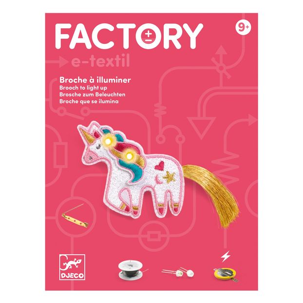 Broche à illuminer Licorne-product