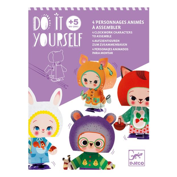 Personnages à assembler Mignons de la forêt - Set de 4-product