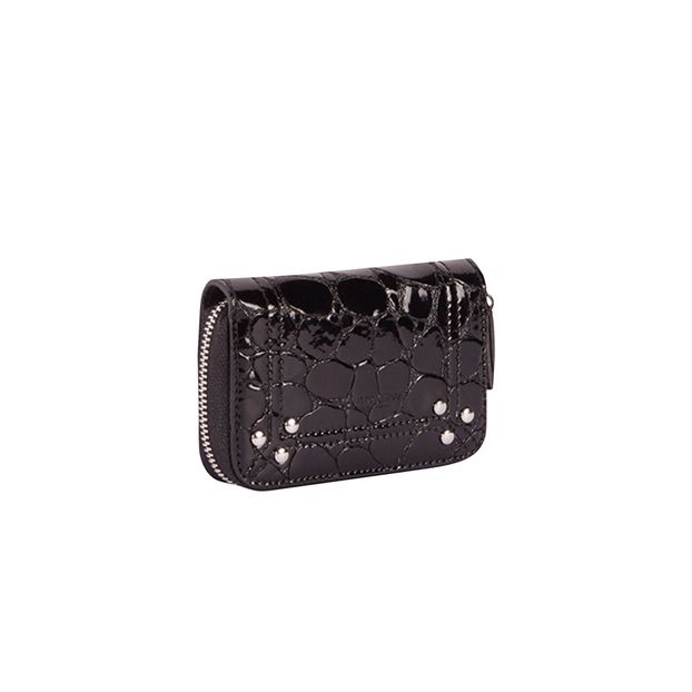 Porte-monnaie Henri Agneau Croco Vernis-product