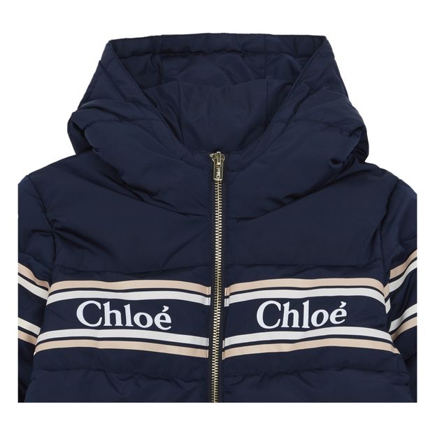 Logo Hooded Down Jacket-product