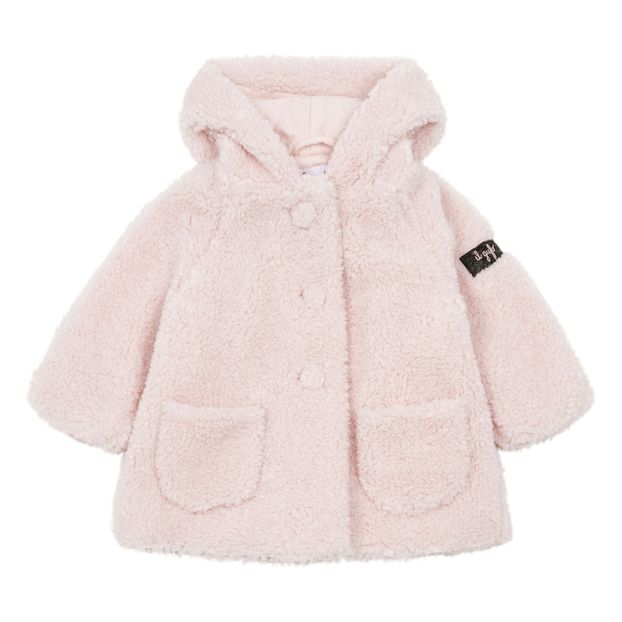 Manteau Teddy Boutonné Capuche-product