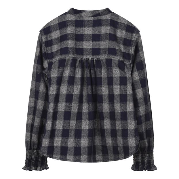 Swindle Check Ruffle Blouse-product