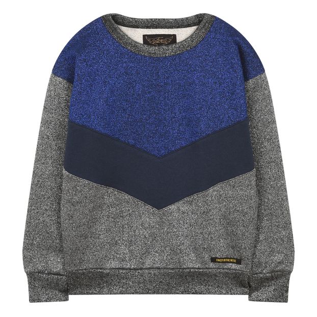Sudadera con purpurina colorblock Jecky-product