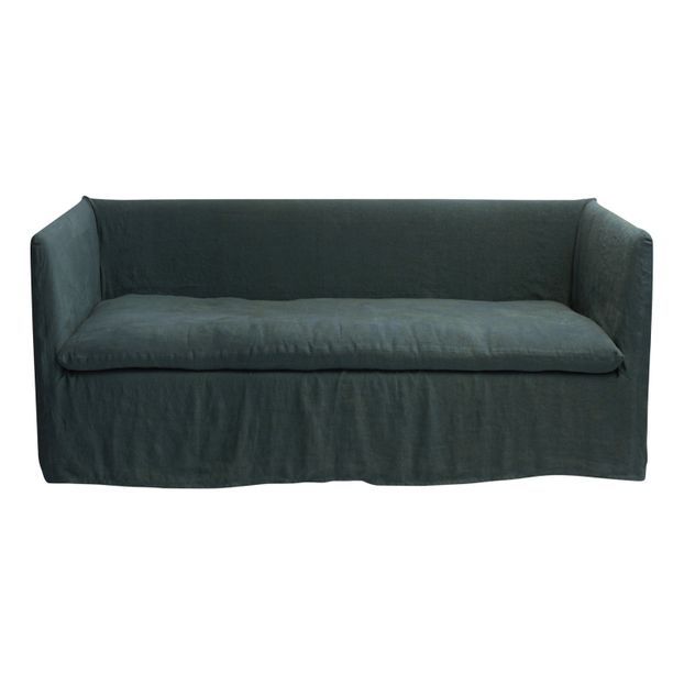 Boho couch in washed linen-product